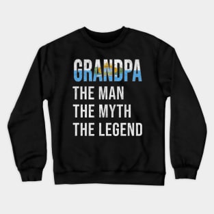 Grand Father Sammarinese Grandpa The Man The Myth The Legend - Gift for Sammarinese Dad With Roots From  San Marino Crewneck Sweatshirt